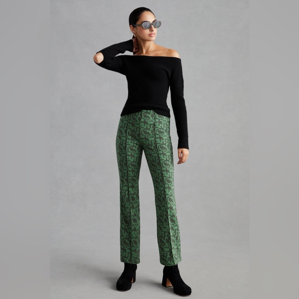 Maeve The Margot Kick-Flare Crop Pants